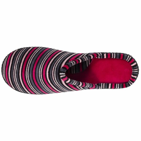 Isotoner - Chaussons mules Femme Rayures – Image 2
