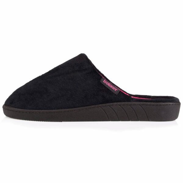Isotoner - Chaussons mules Femme Noir – Image 2