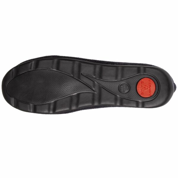 Isotoner - Chaussons charentaises Femme Chat fantaisie Marine – Image 3