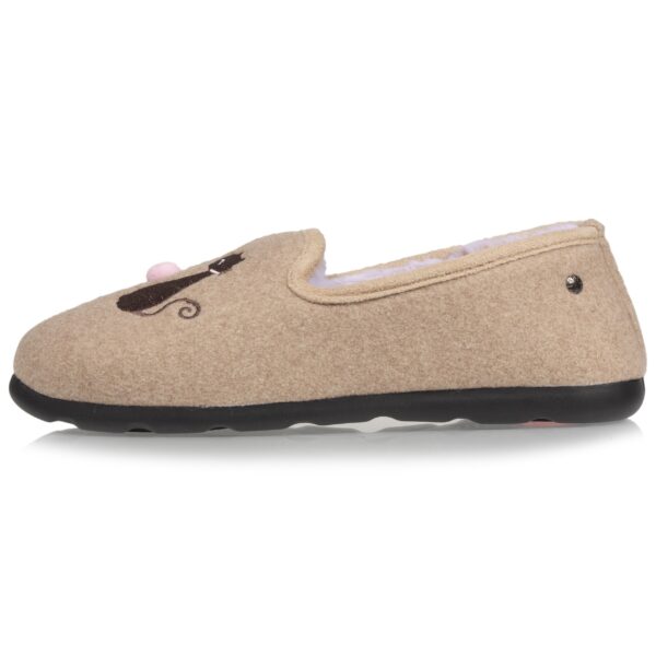 Isotoner - Chaussons charentaises Femme Beige – Image 2