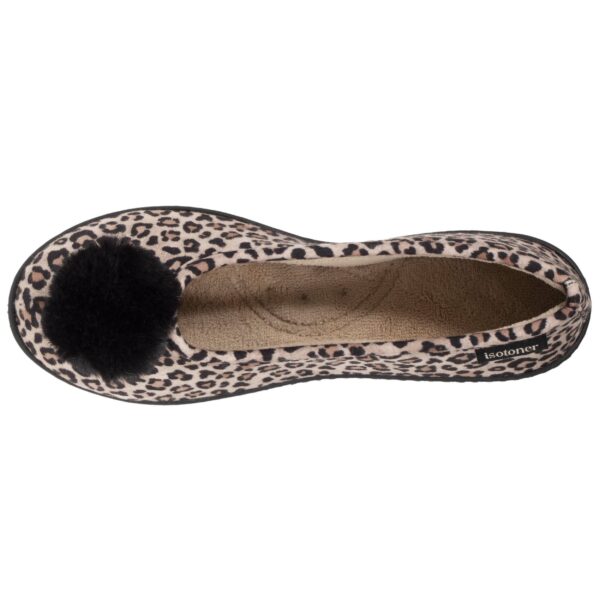 Isotoner - Chaussons Ballerine Femme Panthère
