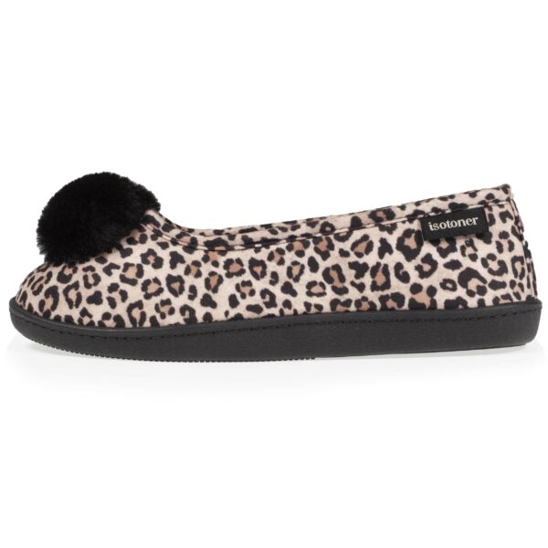 Isotoner - Chaussons Ballerine Femme Panthère – Image 2