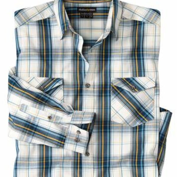 Chemise Popeline à Carreaux Québec 