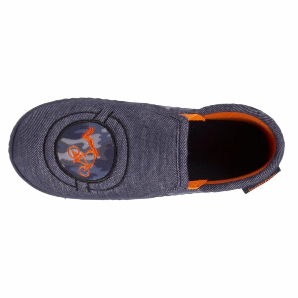 Isotoner - Chaussons mocassins Enfant Denim Marine