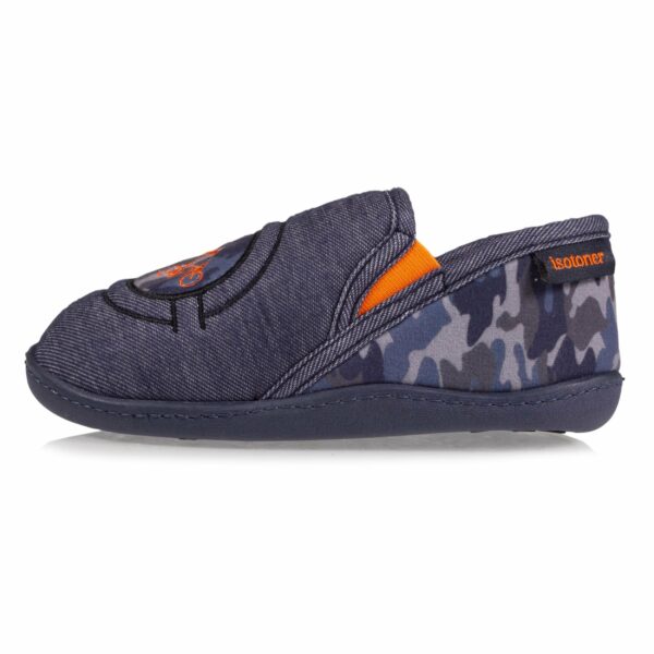 Isotoner - Chaussons mocassins Enfant Denim Marine – Image 2
