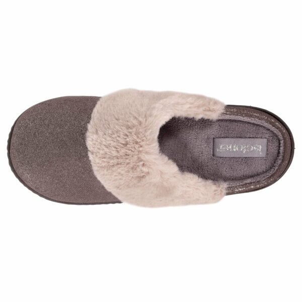 Isotoner - Chaussons mules Junior Gris Irisé