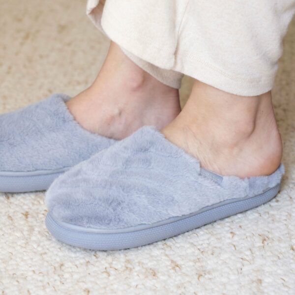 Isotoner - Chaussons mules Femme BLOUP Gris