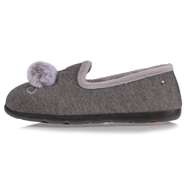Isotoner - Chaussons charentaises Femme Chat Fantaisie – Image 2
